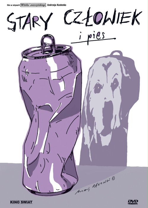 Stary czlowiek i pies